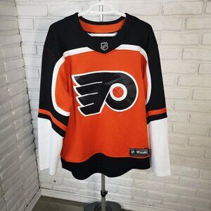 Fanatics Men's Size Small NHL Philadelphia Flyers V-neck Jersey
